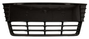 Grille radiateur centrale pour FORD FOCUS III phase 1 2011-2014, modèle TITANIUM, Noire brillante, Neuve