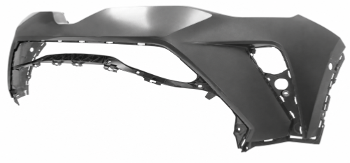Pare chocs avant supérieur pour TOYOTA CH-R phase 2 depuis 2020, 2 trous park assist, Neuf à peindre