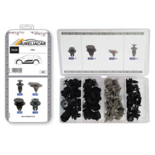 Coffret de 65 assortiments d''agrafes de moulures et Rivets plastiques de moulure et élargisseurs d''ailes pour MINI, Neuf