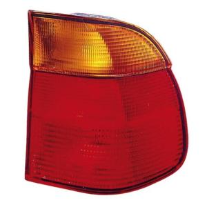 Feu arrière droit extérieur pour BMW Serie 5 E39, 1995-2003, Rouge/Orange, Mod. BREAK, Neuf