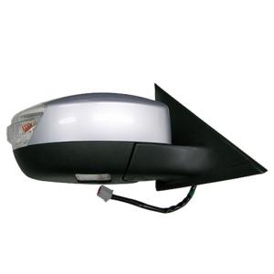 Rétroviseur extérieur droit électrique pour FORD GALAXY II phase 2, 2011-2014, rabattable électriquement, dégivrant, trou feu clignotant, lumière de courtoisie, mémoire, Mod. TITANIUM, Neuf à peindre