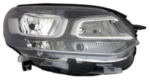 Phare Optique avant droit pour CITROËN JUMPY III SPACE-TOURER depuis 2016, fond noir, H1+H7+W5W+W21W+PY21W, Neuf