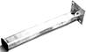 Support avant gauche pour CITRON BERLINGO II ph.1, 2008-2012, fixation aluminium pare chocs avant