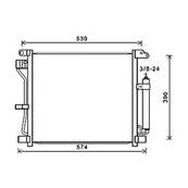 Condenseur de Climatisation pour NISSAN JUKE I ph.1 2010-2014, OEM: 921001FE0B, Neuf