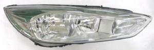 Phare Optique avant droit à LED pour FORD FOCUS III phase 2 2014-2018, H7+H1, corps chromé, Neuf