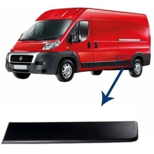 Moulure baguette latérale sur aile arrière gauche pour FIAT DUCATO III phase 1, 2006-2014, châssis long, grise, 80cm, Neuve