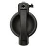 Poigne de porte battante pour FIAT DOBLO I ph. 1 2001-2005, extrieure, Noire, trou barillet, Neuve