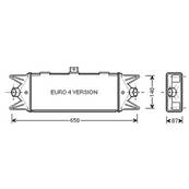 Intercooler pour IVECO DAILY CITY 2000-2006, OEM: 504084140, Neuf