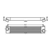 Intercooler pour FIAT DUCATO III ph.1 2006-2014, OEM: 1340763080, Neuf