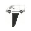 Moulure latérale arrière gauche pour PEUGEOT BOXER II phase 1 2006-2014 , grise foncée, châssis court, Neuve