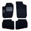 Kit 4 Tapis de sol Auto pour SEAT IBIZA de 2002 à 2008 (6L), sigle IBIZA, avec CLIPS, Neuf
