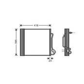 Condenseur de Climatisation pour SMART FORTWO CABRIO 450 2000-2007, OEM: 0013198V002, Neuf
