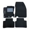 Kit 4 Tapis de sol Auto pour NISSAN QASHQAI, 2014-2021, avec sigle QASHQAI, moquette noire, avec CLIPS, Neuf