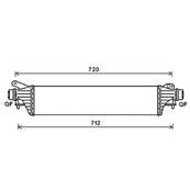 Intercooler pour OPEL CORSA E 2015-2019, OEM: 1302311, Neuf