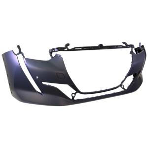 Pare chocs avant pour PEUGEOT 208 II phase 1 2019-2023, GT LINE, 2 trous radar, trous élargisseurs, Neuf à peindre