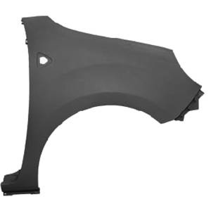 Aile avant droite pour RENAULT KANGOO II phase 1, 2008-2013, trou feu clignotant, Neuve à peindre