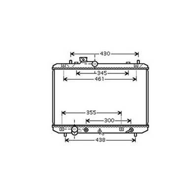 Radiateur de refroidissement moteur pour SUZUKI SWIFT I 2005-2006, OEM: 1770063J10, Neuf