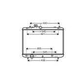 Radiateur de refroidissement moteur pour SUZUKI SWIFT I 2005-2006, OEM: 1770062J00, Neuf