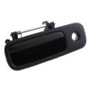 Poigne de porte hayon arrire extrieure pour VOLKSWAGEN TOURAN II phase 1 2010-2015, trou cl, noire lisse, Neuve