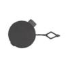 Cache crochet de remorquage arrière pour CITROEN C3 III phase 1 2016-2020, noir gaufré, Neuf 