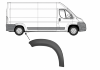 Embout - Tour d'aile arrière droite pour FIAT DUCATO III phase 1, 2006-2014, mod. 250, grise foncée, Neuf