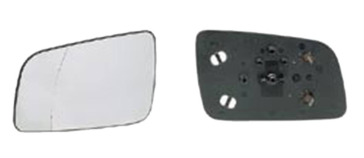 Verre De Rétroviseur Chauffant Pour Opel Astra G (1998-2009) – Côté Gauche, Avec Plaque Support – Remplacement Direct, Vision Large