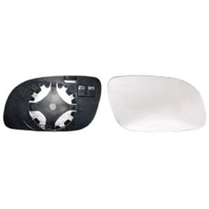 Miroir Glace rétroviseur droit pour VOLKSWAGEN TOURAN I phase 1, 2003-2006, dégivrant, à clipser