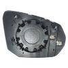 Miroir glace rtroviseur extrieur gauche pour AUDI Q2 phase 1, 2016-2020, dgivrant, asphrique, avec support de fixation, neuf