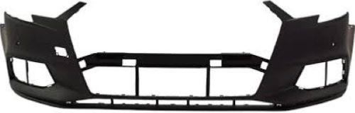 Pare chocs avant pour AUDI A3 III ph.2 BERLINE-CABRIO 2016-2020, avec trous radar+supports, trous lave-phare, traces park assist, cache crochet, Neuf à peindre