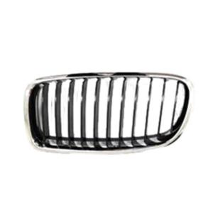 Grille de radiateur avant gauche pour BMW Serie 3 F30/F31, 2012-2014, chromée/noire, Mod. BASIS, Neuve