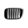 Grille de radiateur gauche pour BMW X3 G01 depuis 2017, noire avec cadre chromé, Neuve
