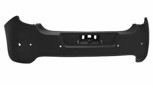 Pare chocs arrière pour CITROËN C4 II phase 1, 2010-2014, 6 trous,  Neuf à peindre