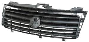 Grille de calandre centrale pour FIAT SCUDO II 2007-2016, noire, sans logo, Neuve