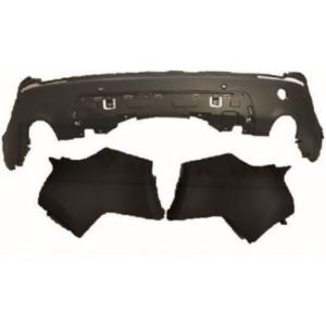 Pare-chocs arrière pour LANDROVER DISCOVERY SPORT (L550) 2015-2020, noir gaufrée, avec trous PDC+ support, Neuf