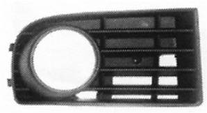 Grille calandre droite VOLKSWAGEN GOLF V 2003-2008 noire, trou antibrouillard (4B), pare chocs avant