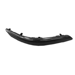 Moulure avant droite pour VOLKSWAGEN TOURAN I phase 2, 2006-2010, noire, baguette pare chocs avant