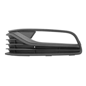 Grille latérale gauche pour VOLKSWAGEN POLO V phase 2, 2014-2017, noire, trou feu de brouillard, Neuve