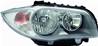 Phare Optique avant droit gris clair pour BMW SERIE 1 E87 de 2004  2007, H7+H7, Neuf