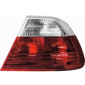 Feu arrière extérieur droit pour BMW Serie 3 E46 COUPÉ, 2001-2003, blanc/rouge, Neuf