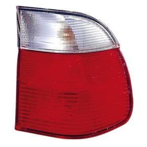 Feu arrière droit extérieur pour BMW Serie 5 E39, 1995-2003, Mod. BREAK, Rouge/Blanc, Neuf