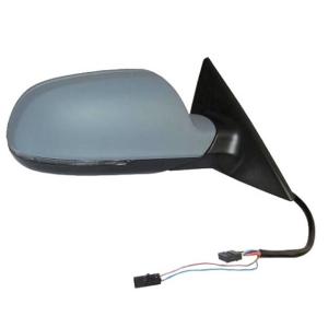 Rétroviseur extérieur droit électrique pour AUDI A5 I phase 2, 2011-2017, Lane Assist, dégivrant, rabattable électriquement, mémoire, clignotant, à peindre, Neuf