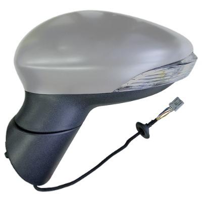 Rétroviseur gauche pour FORD B-MAX depuis 2012, 8 pin ,électrique, thermique, rabattable électriquement, avec feu, Neuf à peindre