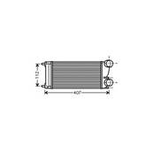 Intercooler pour CITROËN C4 I ph.2 2008-2010, OEM: 0384L4, Neuf