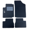 Kit 4 Tapis de sol Auto pour CITROEN C3 2002-2009 avec sigle C3 moquette noire Neuf