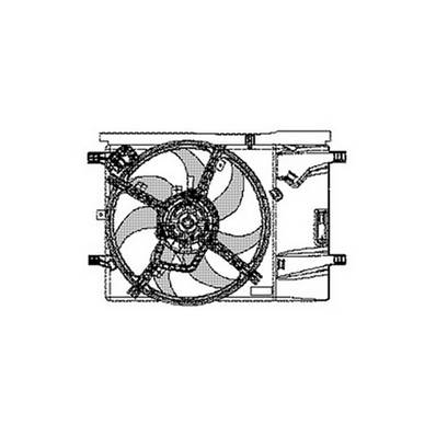 Ventilateur Radiateur moteur pour FIAT PUNTO EVO 2009-2011, OEM: 1341390, Neuf