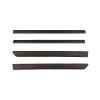 Kit Moulures de portes pour FIAT PANDA II (Classic), 2003-2008, 4 pièces, noires, Neuve