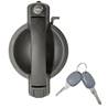 Poigne de porte avant droite pour FIAT DOBLO I ph. 1 2001-2005, extrieure, Noire, trou barillet