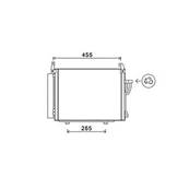 Condenseur de Climatisation pour HYUNDAI i10 I ph.1 2007-2009, OEM: 976060X000, Neuf