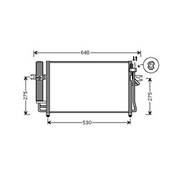 Condenseur de Climatisation pour HYUNDAI GETZ ph.1 2002-2005, OEM: 976061C200, Neuf