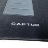 Kit 4 Tapis de sol Auto pour RENAULT CAPTUR depuis 2020, avec sigle CAPTUR, avec CLIPS, Neuf